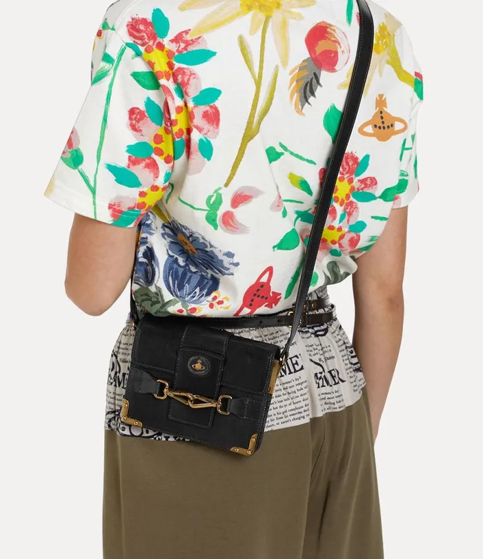 Women Horsebit Flap S Black Vivienne Westwood Handbags Women Horsebit Flap S Black Vivienne Westwood Handbags