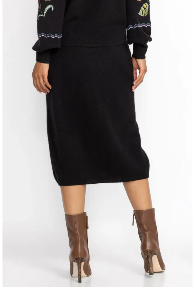 Women Isabella Sweater Skirt Black Johnny Was Bottoms
