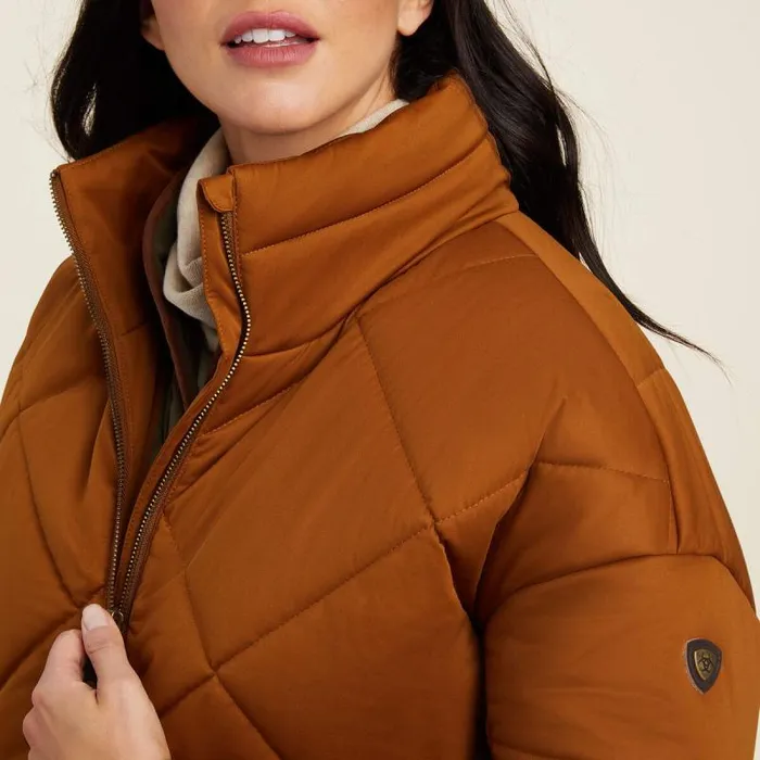 Women Jackets and Vests Ariat Adena Insulated Jacket Chestnut Women Jackets and Vests Ariat Adena Insulated Jacket Chestnut