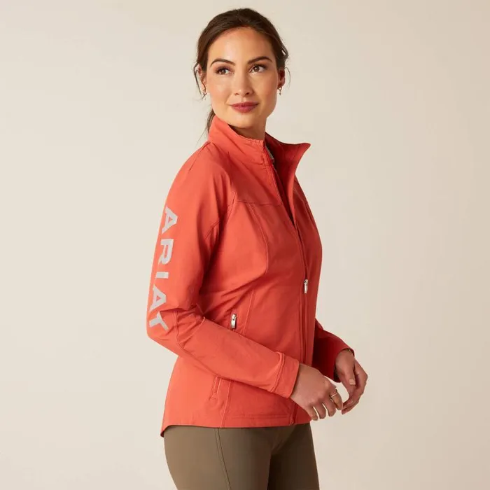 Women Jackets and Vests Ariat Agile Softshell Jacket Baked Apple