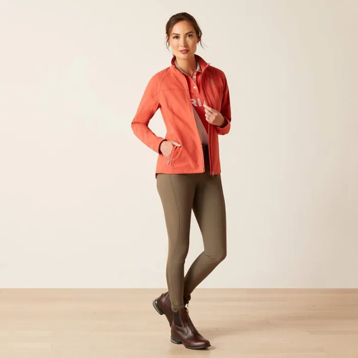 Women Jackets and Vests Ariat Agile Softshell Jacket Baked Apple Women Jackets and Vests Ariat Agile Softshell Jacket Baked Apple