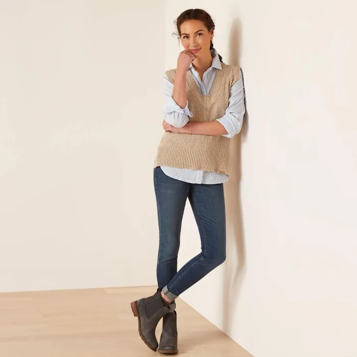 Women Jackets and Vests Ariat Bellefonte Vest Tan Women Jackets and Vests Ariat Bellefonte Vest Tan