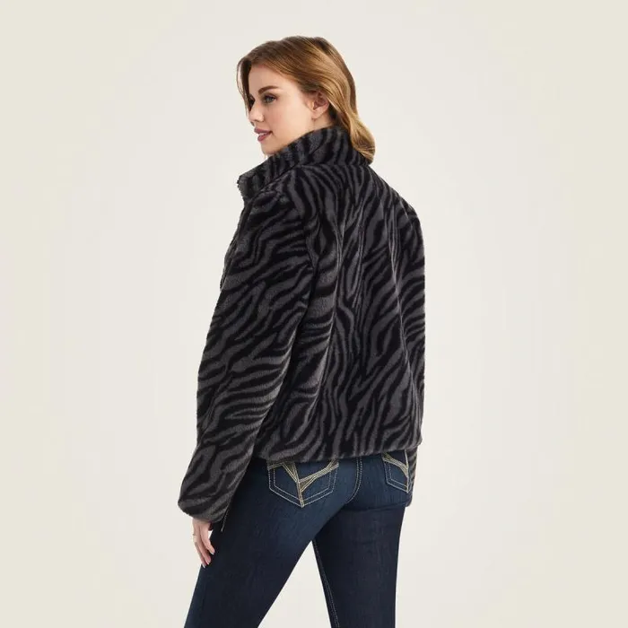 Women Jackets and Vests Ariat City Girl Faux Fur Jacket Black Women Jackets and Vests Ariat City Girl Faux Fur Jacket Black