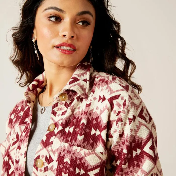 Women Jackets and Vests Ariat Fillmore Shirt Jacket Fillmore Sw Print Women Jackets and Vests Ariat Fillmore Shirt Jacket Fillmore Sw Print