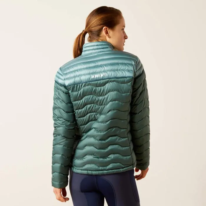 Women Jackets and Vests Ariat Ideal Down Jacket Iridescent Arcticsilver Pine Women Jackets and Vests Ariat Ideal Down Jacket Iridescent Arcticsilver Pine