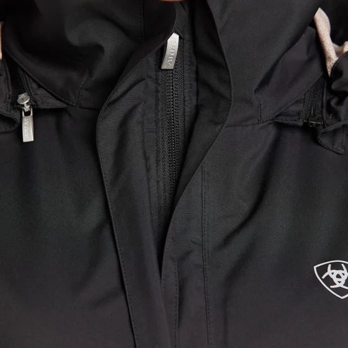 Women Jackets and Vests Ariat Packable Waterproof Jacket Black