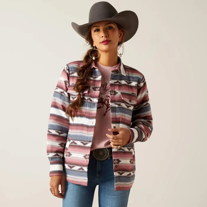 Women Jackets and Vests Ariat Shacket Shirt Jacket Serape