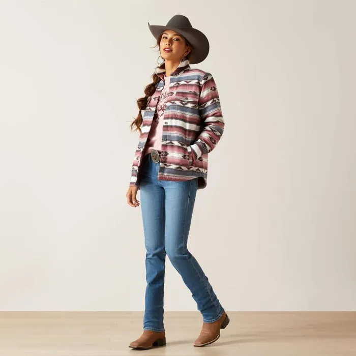 Women Jackets and Vests Ariat Shacket Shirt Jacket Serape