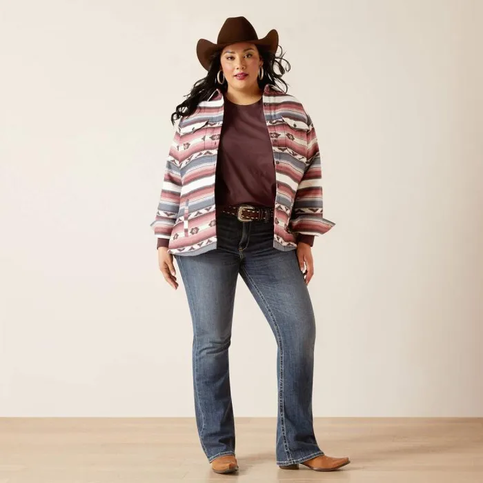 Women Jackets and Vests Ariat Shacket Shirt Jacket Serape