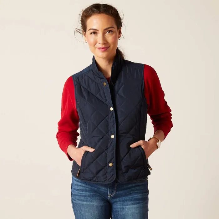 Women Jackets and Vests Ariat Woodside Vest Navy