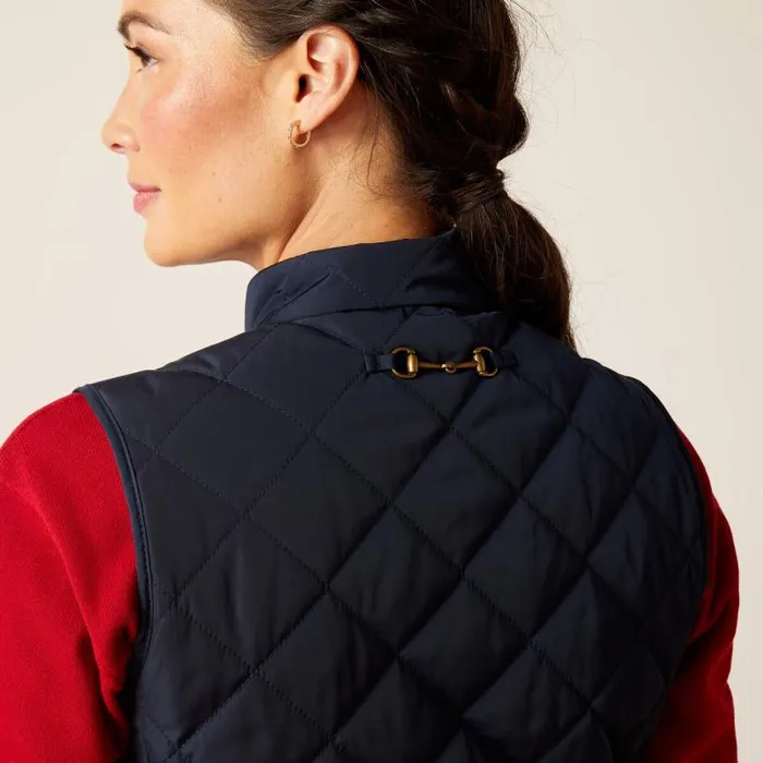 Women Jackets and Vests Ariat Woodside Vest Navy