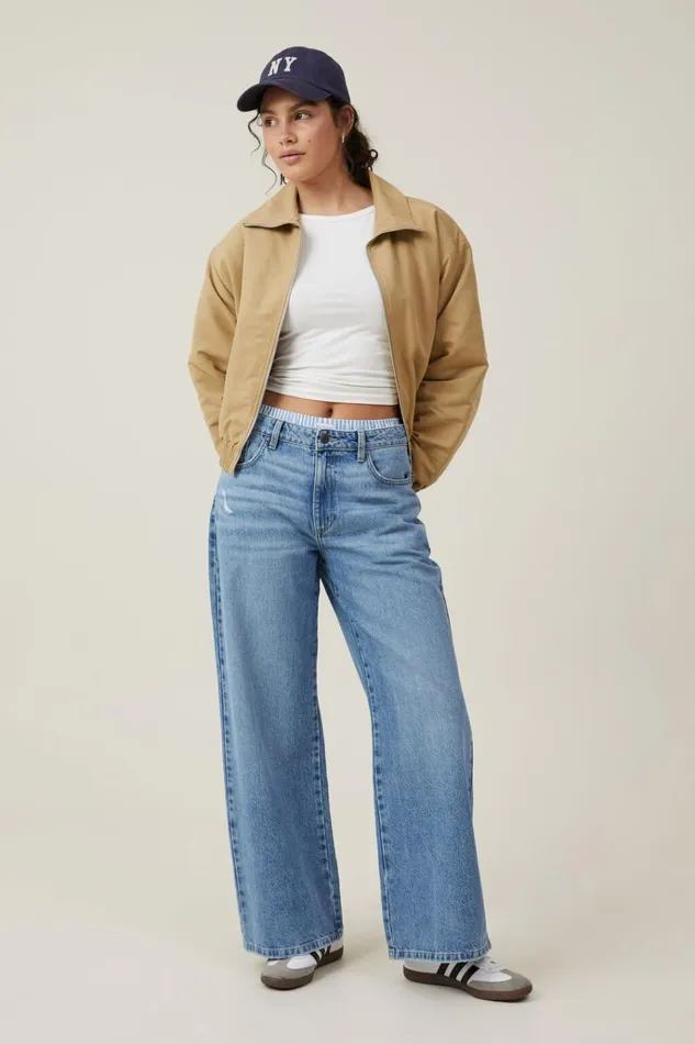 Women Jackets Cotton On Scout Collared Bomber Jacket Sandstone