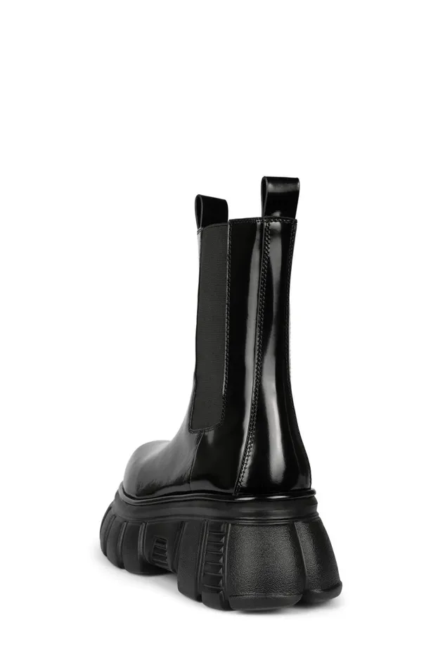 Women Jeffrey Campbell Ankle To Mid STOMPED Black Box