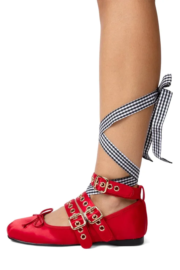 Women Jeffrey Campbell Ballet Flats BALLOTTE Zebra Black Patent Silver