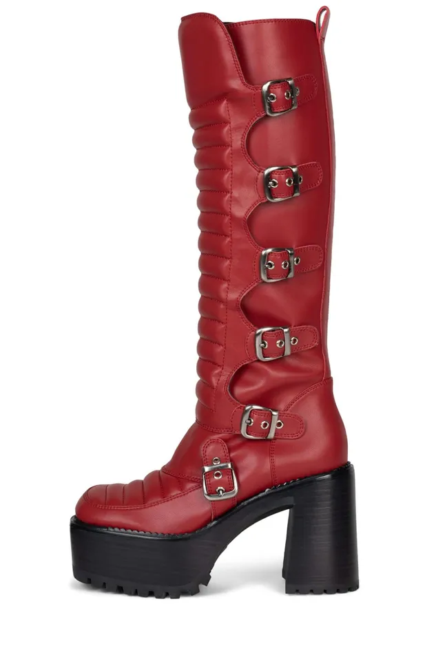 Women Jeffrey Campbell Boot MOTOXX Black