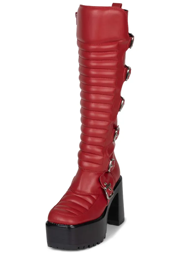 Women Jeffrey Campbell Boot MOTOXX Black