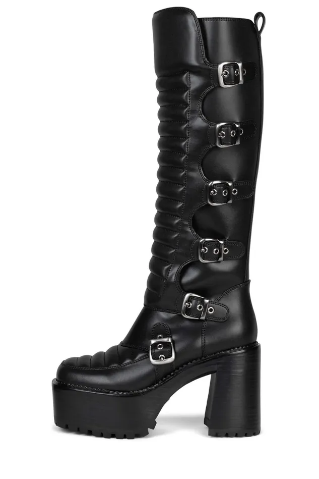 Women Jeffrey Campbell Boot MOTOXX Black