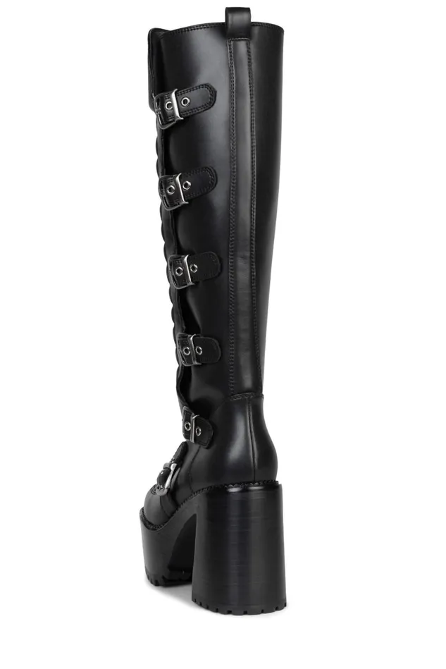 Women Jeffrey Campbell Boot MOTOXX Black