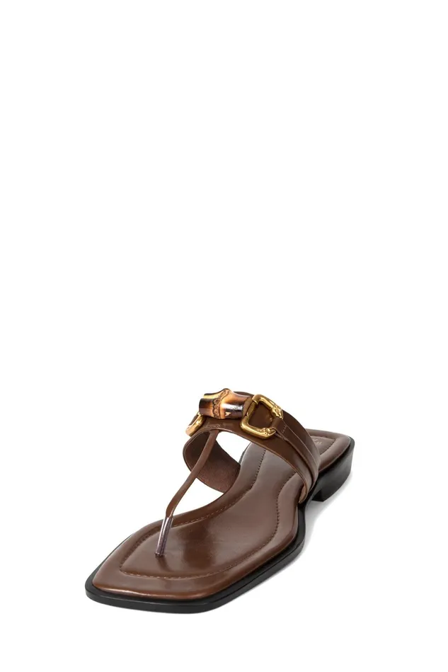 Women Jeffrey Campbell Flat BORABORA Black Gold