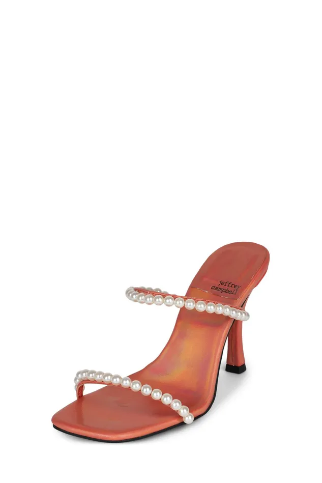 Women Jeffrey Campbell Heel AKOYAP Red Mirage