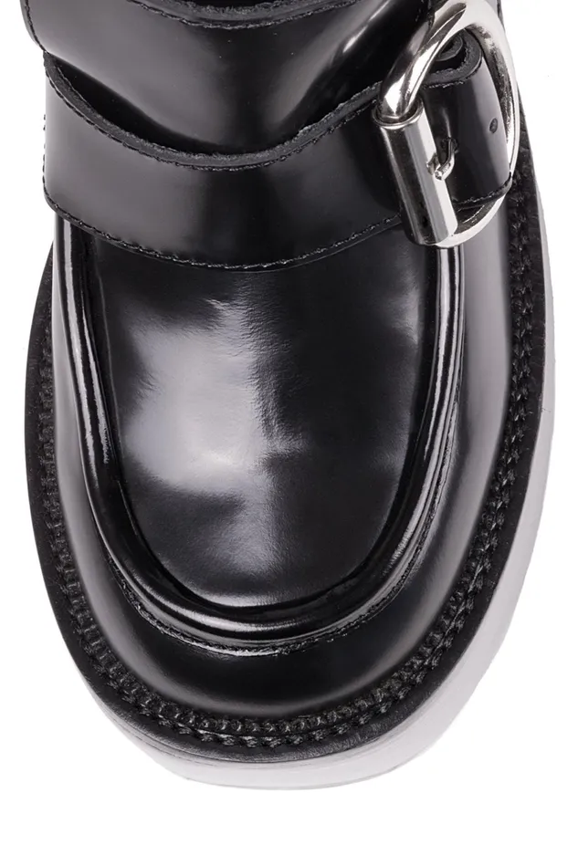 Women Jeffrey Campbell ManTailored OFFSET Black Box