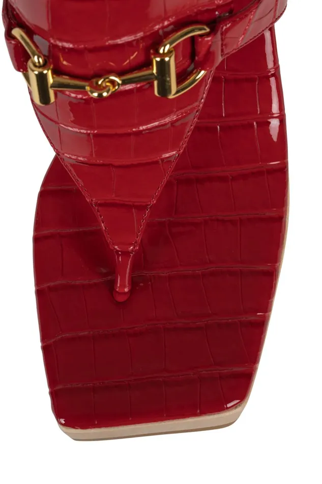 Women Jeffrey Campbell Sandal HAZY Black Croco Gold