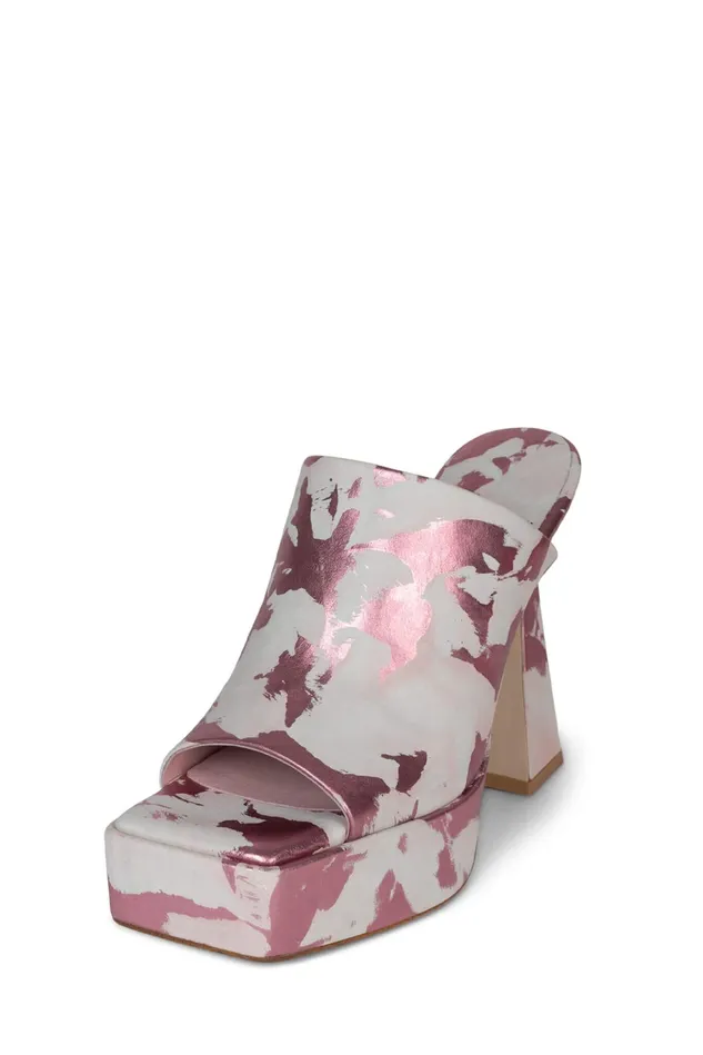 Women Jeffrey Campbell Sandal HYPEDUP Pink White