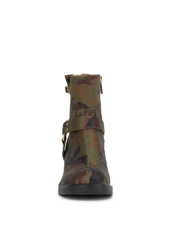 Women Jessica Simpson Boots and Booties Ceridwen Moto Boot In Camo Crystal