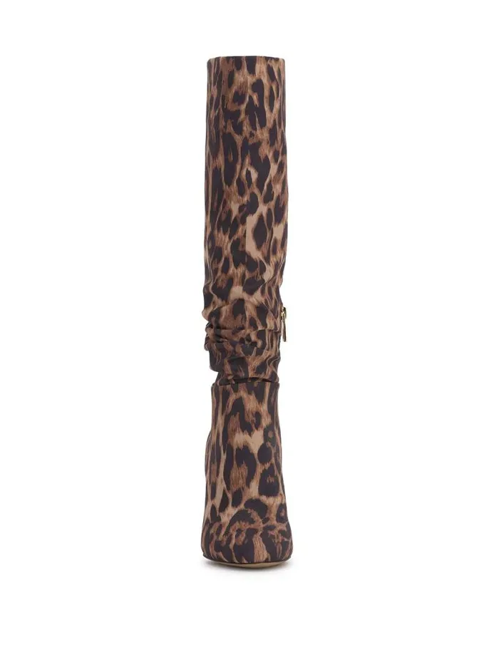 Women Jessica Simpson Boots and Booties Minerva Knee High Boot In Leopard