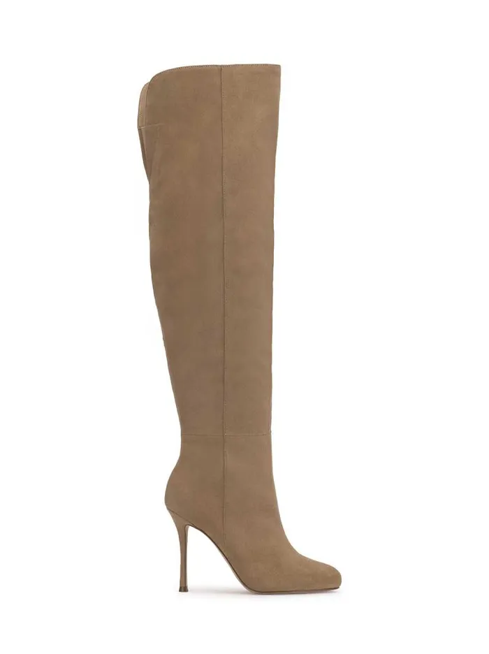 Women Jessica Simpson Boots and Booties Nicolosi Over The Knee Boot In Mink