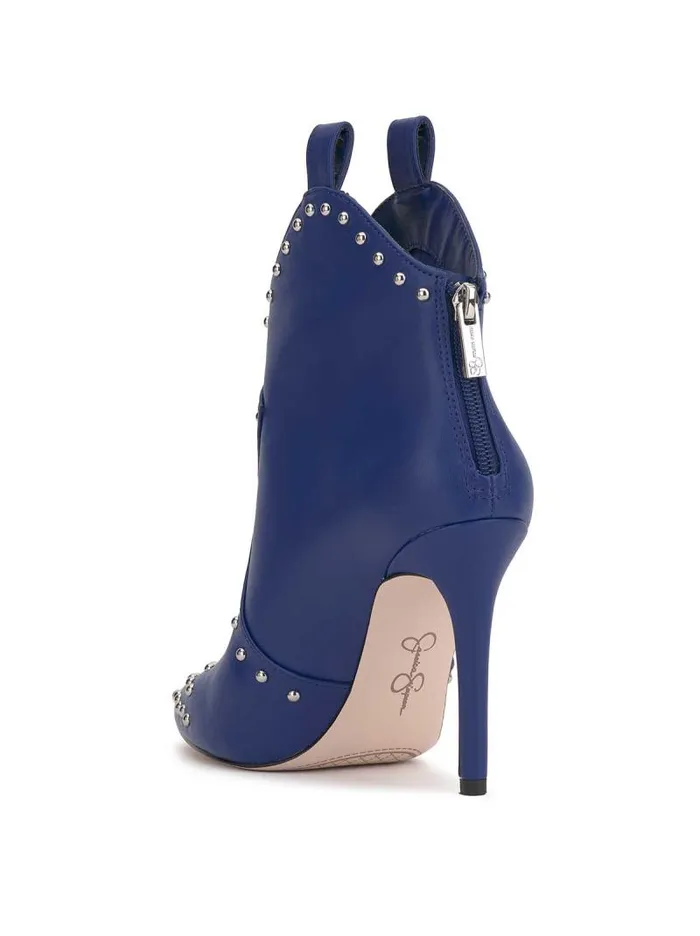 Women Jessica Simpson Boots and Booties Pixillez Studded Bootie In Blue Hour