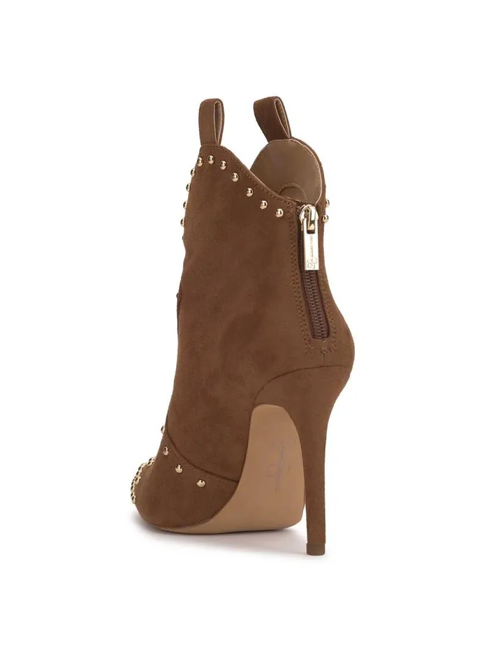 Women Jessica Simpson Boots and Booties Pixillez Studded Bootie In Tobacco