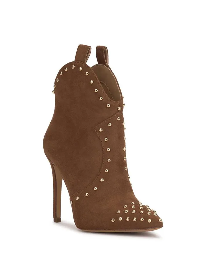 Women Jessica Simpson Boots and Booties Pixillez Studded Bootie In Tobacco