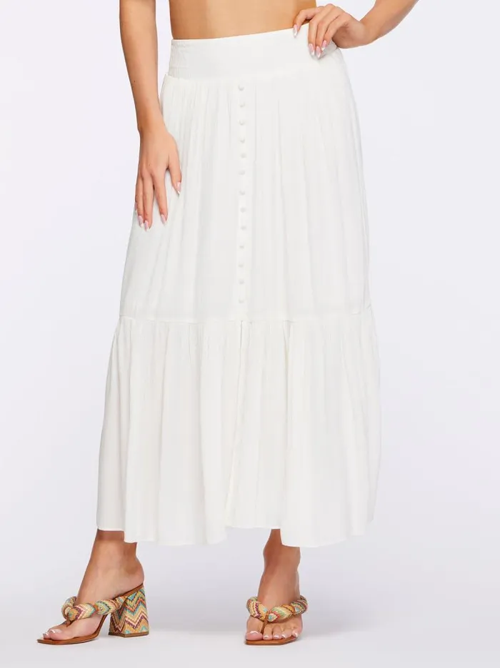 Women Jessica Simpson Bottoms Kelsie Skirt In Gardenia