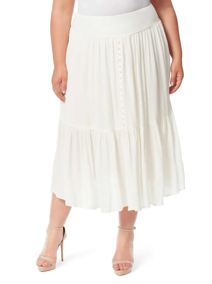 Women Jessica Simpson Bottoms Kelsie Skirt In Gardenia