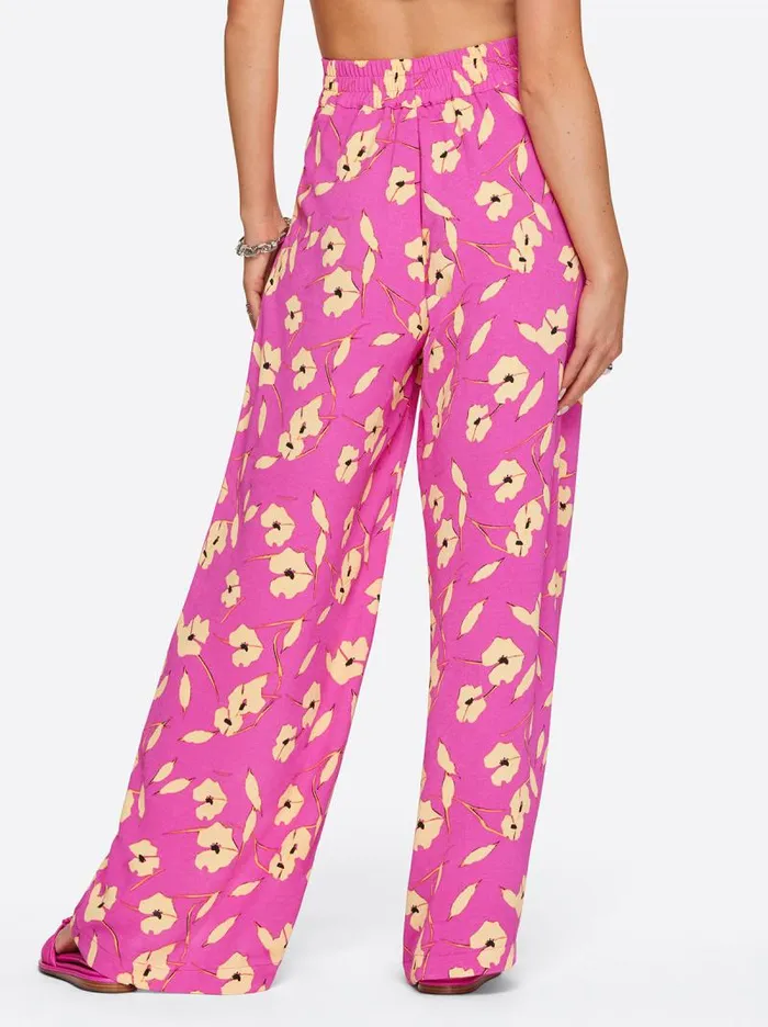 Women Jessica Simpson Bottoms Winnie Wide Leg Pants In Withering Petals