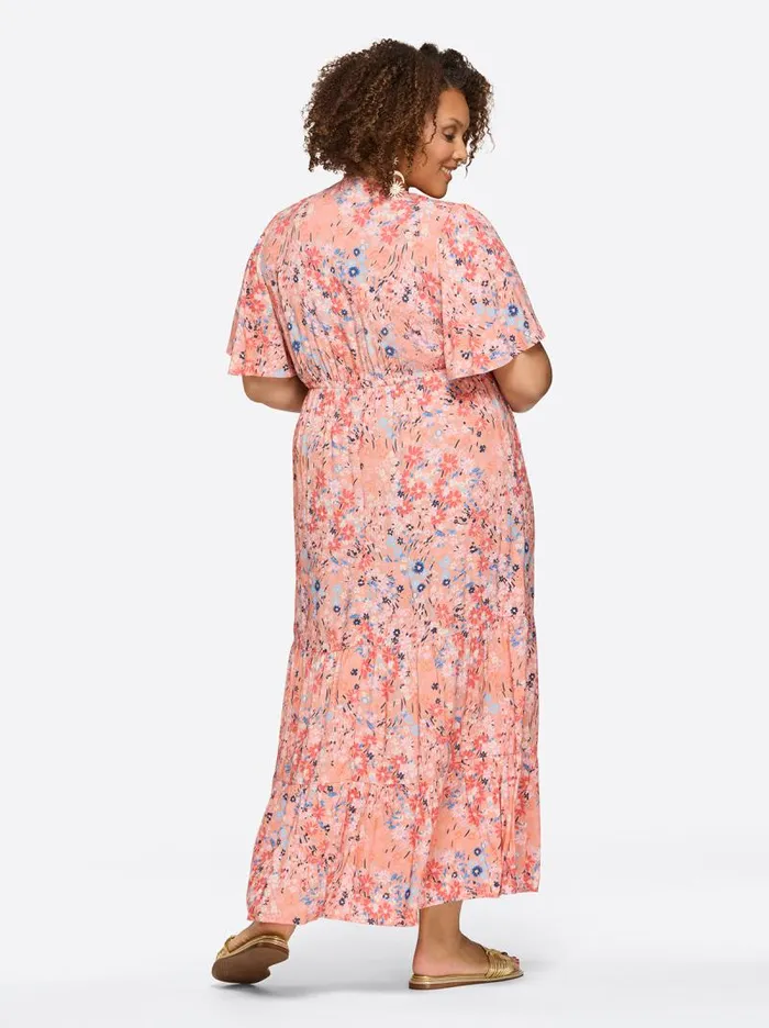 Women Jessica Simpson Dresses Naomi Dress In Blooming Pasture