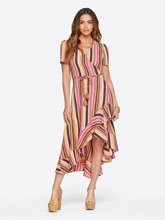 Women Jessica Simpson Dresses Varsha Wrap Dress In Rose Violet