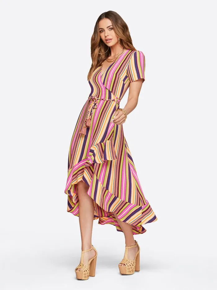 Women Jessica Simpson Dresses Varsha Wrap Dress In Rose Violet