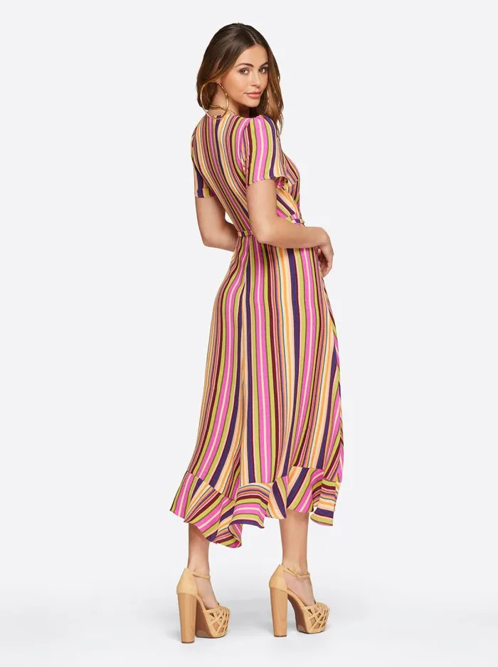 Women Jessica Simpson Dresses Varsha Wrap Dress In Rose Violet