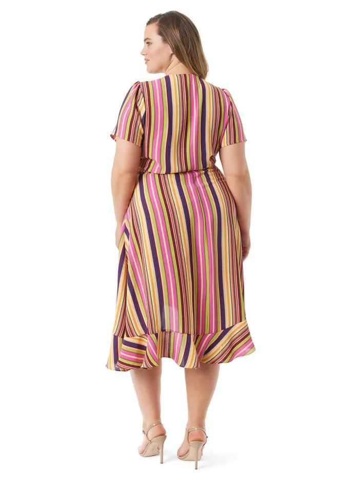Women Jessica Simpson Dresses Varsha Wrap Dress In Rose Violet
