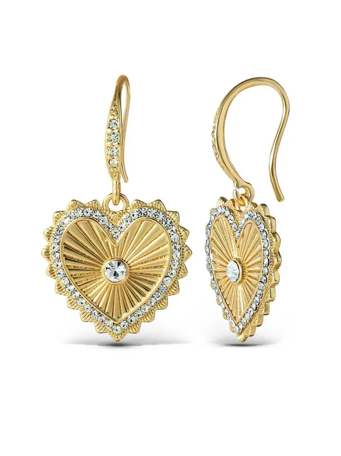 Women Jessica Simpson Earrings Heart Drop Earrings