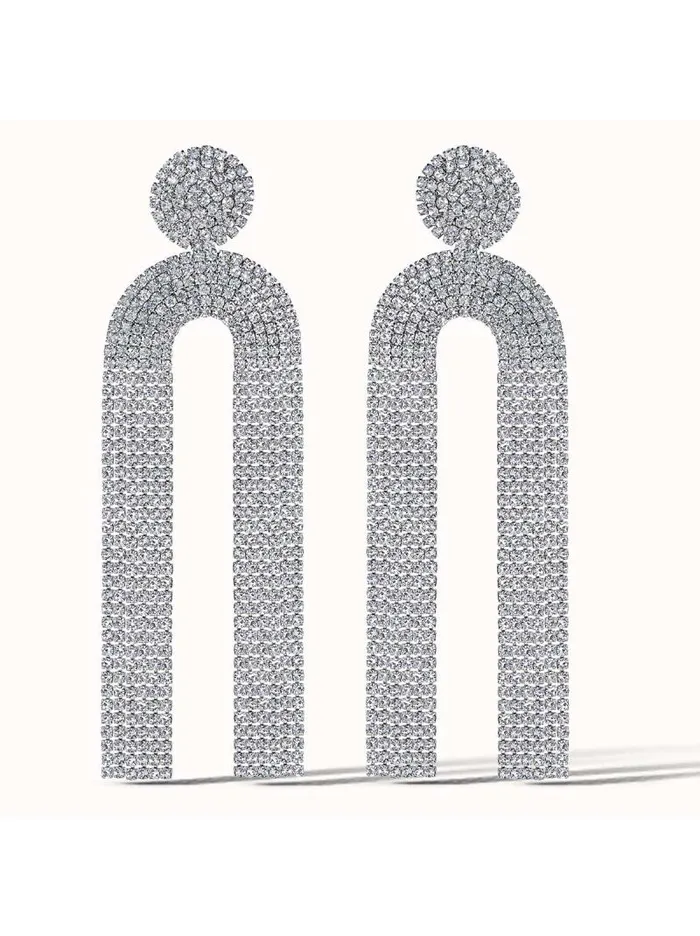 Women Jessica Simpson Earrings Pave Tassel Earring