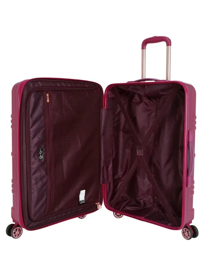 Women Jessica Simpson Luggage Jewel Plaid Luggage Collection In Violet
