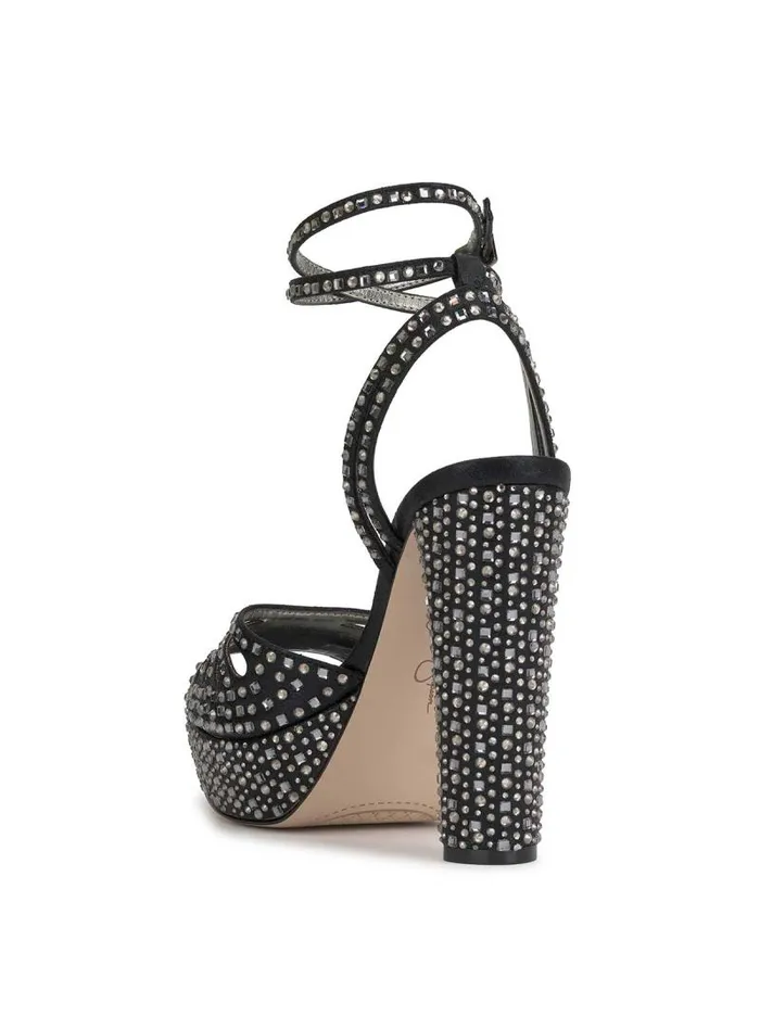 Women Jessica Simpson Platforms Iralin Platform Sandal In Black Dazzle