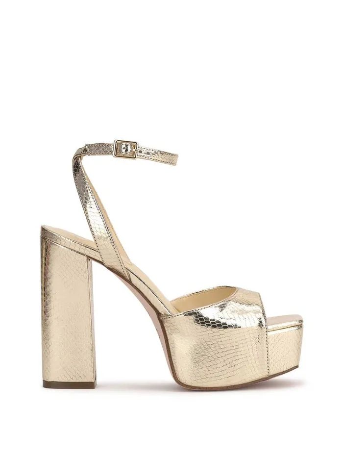 Women Jessica Simpson Platforms Lirio Platform Sandal In Light Gold