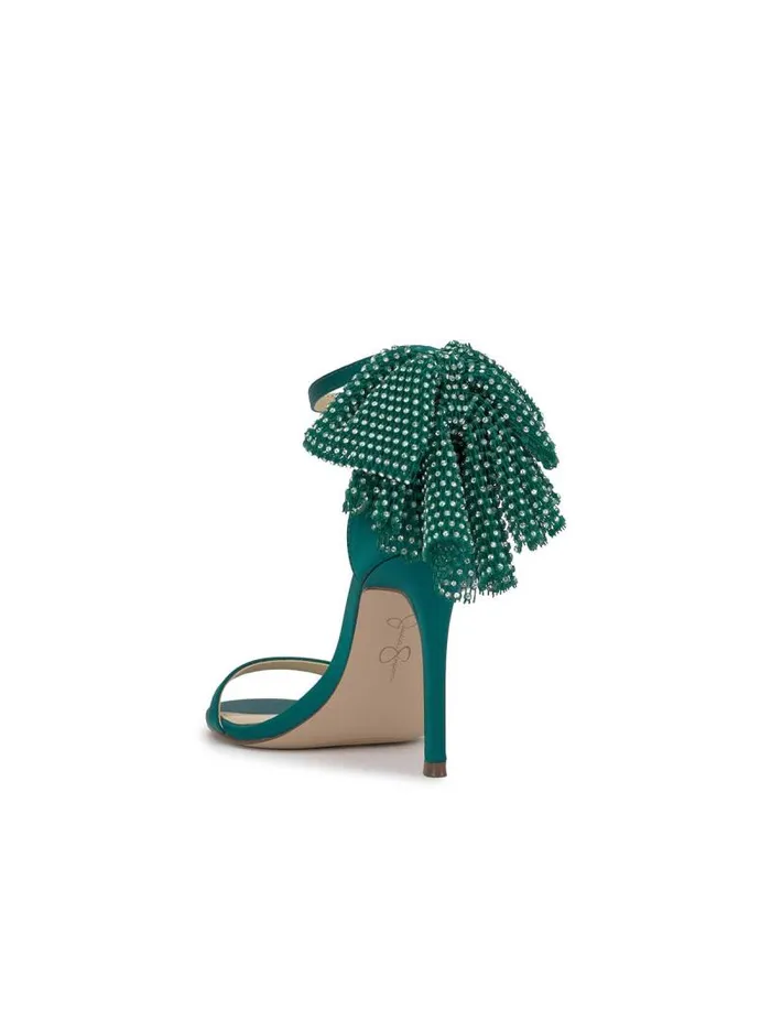 Women Jessica Simpson Pumps Moure Bow Heel In Gem Green