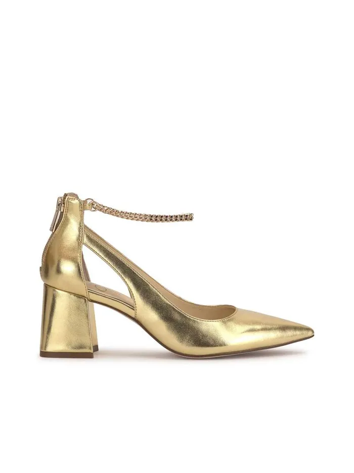 Women Jessica Simpson Pumps Sylan Chain Ankle Strap Pump In Gold