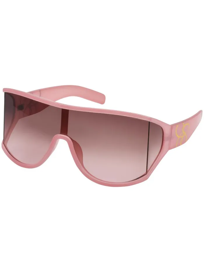 Women Jessica Simpson Sunglasses Oversized Square Wrap Shield Sunglasses In Rose Pink Women Jessica Simpson Sunglasses Oversized Square Wrap Shield Sunglasses In Rose Pink