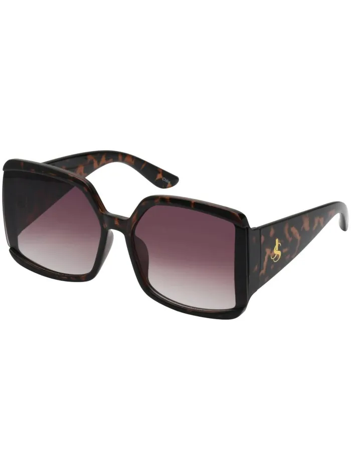 Women Jessica Simpson Sunglasses Stylish Square Sunglasses In Tortoise